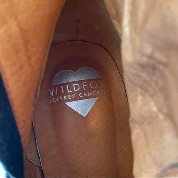 Jeffrey Campbell Wildfox Sergeant Pepper black leather lace up platform boot - Picture 9 of 13